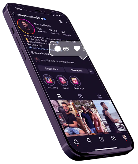Mockup do módulo Perfil Magnético