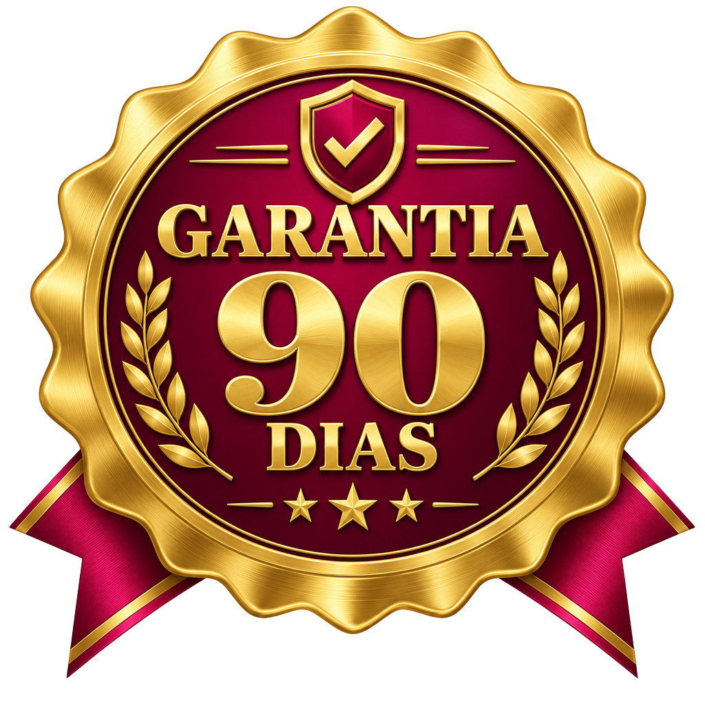 Selo de garantia de 90 dias